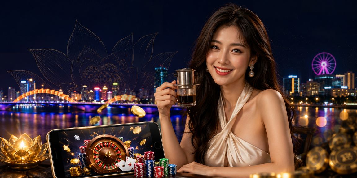 Người dùng tại Đà Nẵng nhâm nhi cà phê và đăng nhập tài khoản cá cược trực tuyến