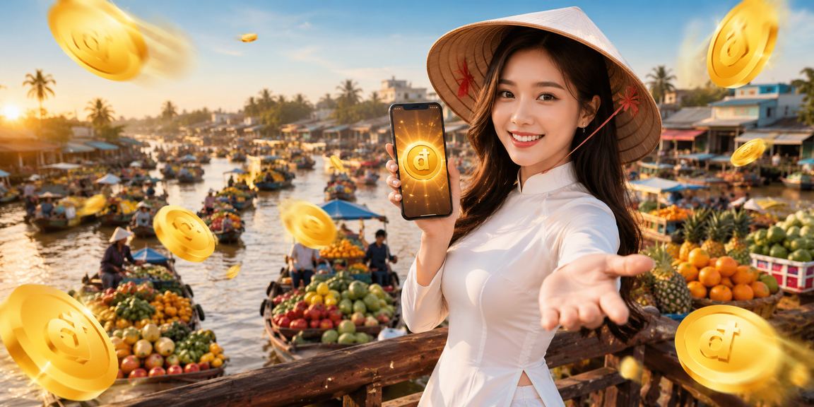 Người dùng vùng đồng bằng Mekong sử dụng ứng dụng casino trên điện thoại di động