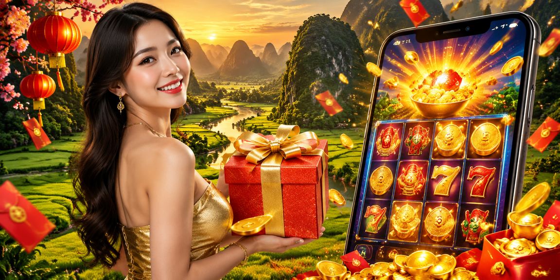 Trò chơi slot game tại Ninh Bình với đèn lồng lung linh về đêm