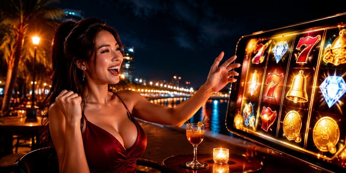 Người mẫu Sài Gòn chơi slot game tại không gian hiện đại – trải nghiệm VIP cao cấp